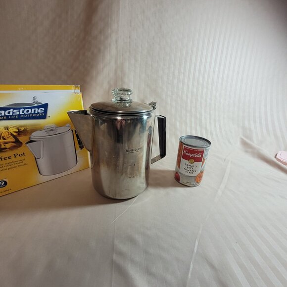 9 cup Percolator Stainless Steel Coffee Pot - Picture 3 of 7